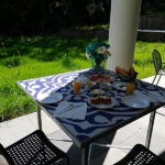 Terrasse Frühstück