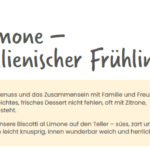 Biscotti Al Limone Rezeptkarte